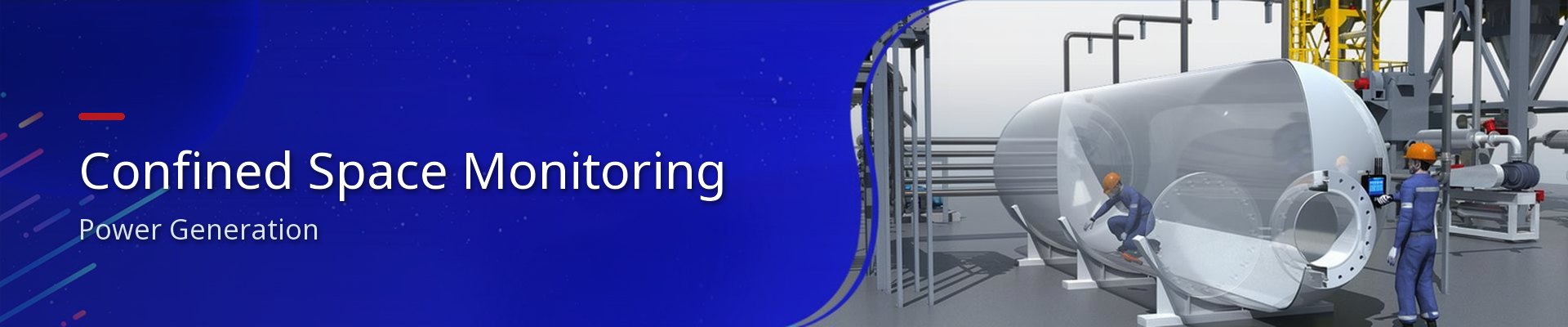 Confined space monitoring for power generation