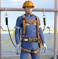 Smart safety harness monitors (staff)
							